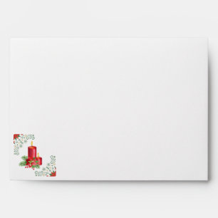 Cute Customised Christmas Candles Envelope