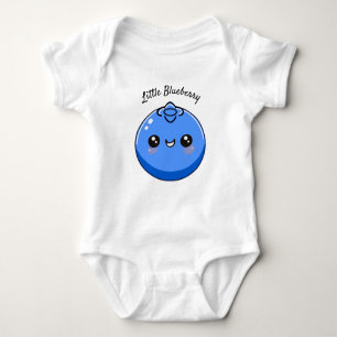 Cute Customizable Kawaii Blueberry Baby Bodysuit