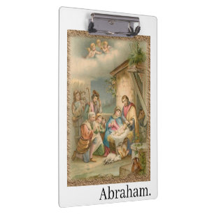 Cute Customized Personalized Name Jesus Clipboard 