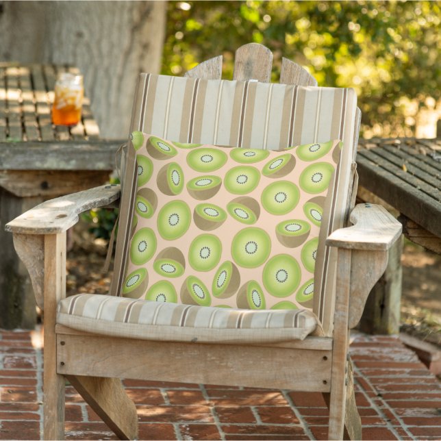 Cute Cut Kiwi Pattern Cushion (Chair)