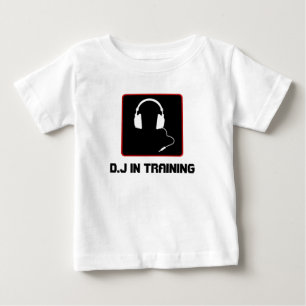 Cute D.J in training shirt for toddlers