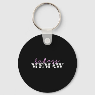 Cute D Memaw Funny Skulls Key Ring