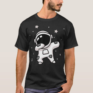 Cute Dabbing Astronaut Funny Space Kids T-Shirt