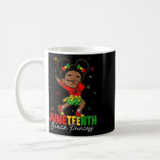Cute Dabbing Black Girl Toddler Black Princess Jun Coffee Mug
