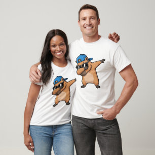 Cute Dabbing Capybara Boys Men Toddler Fun Capy T-Shirt