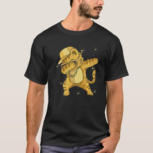 Cute Dabbing Cat  Dab T-Shirt (Front)