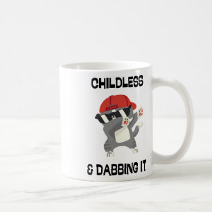 Cute Dabbing Cat For Childless Lady Harris Fan  Coffee Mug
