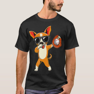 Cute Dabbing Chihuahua Dog Dab Kids Boys Girls Bas T-Shirt