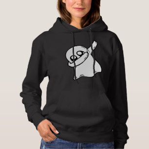 Cute Dabbing Ghost Dab Dance Gesture Pose Hallowee Hoodie