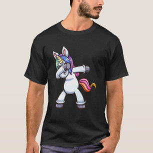 Cute Dabbing Magical Unicorn For Boys Girls Kids T-Shirt