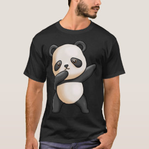 Cute Dabbing Panda Cute Animal Giant Panda Bear Da T-Shirt