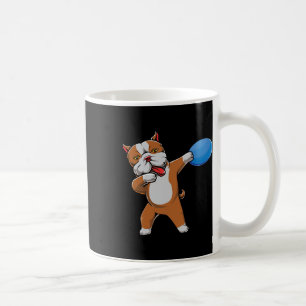 Cute Dabbing Pitbull Disc Golf Lover Pit Bull Pet Coffee Mug