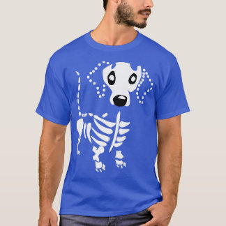 Cute Dachshund Bone Skeleton Dachshund Wiener Dog  T-Shirt