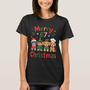Cute Dachshund Christmas Design Funny Holiday Dog  T-Shirt