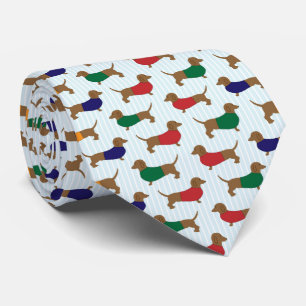 Cute Dachshund dog - Dog Lover Tie