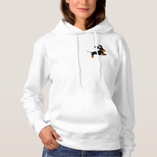 Cute Dachshund Dog Emblem Hoodie