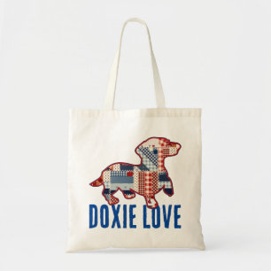 Cute Dachshund Dog Tote Bag