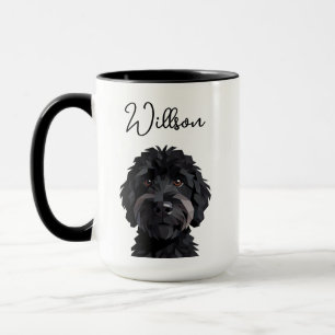 Cute Dachshund Dog Watercolor Mug