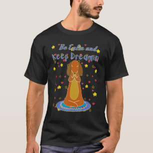 CUTE DACHSHUND FUNNY WIENER DOG YOGA WORKOUT BE C T-Shirt