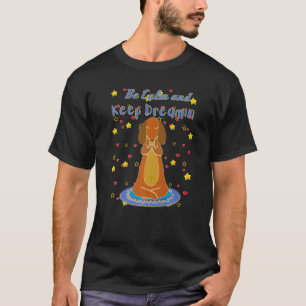 Cute Dachshund Funny Wiener Dog Yoga Workout Be Ca T-Shirt