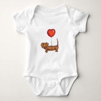 Cute Dachshund Gift Baby Bodysuit