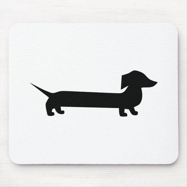 Cute Dachshund Mouse Pad (Front)