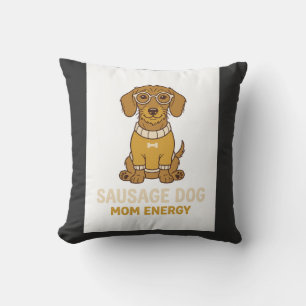 Cute Dachshund Sausage Dog Mum Energy Coffee Mug Cushion