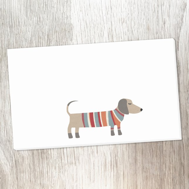 Cute Dachshund Sausage Dog Post-it Notes (Fun Dachshund Wiener Sausage Dog Post-it sticky notes)