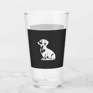 Cute Dachshund Stylish Little Hunting Dog Glass