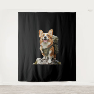 Cute Dachshund Stylish Little Hunting Dog Tapestry