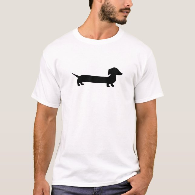Cute Dachshund T-Shirt (Front)