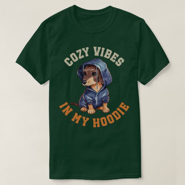 Cute Dachshund T-Shirt (Design Front)