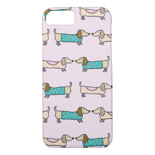 Cute dachshunds iPhone 8/7 case