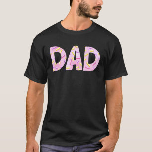 Cute Dad Doughnut Doughnut Sprinkles Trendy Father T-Shirt