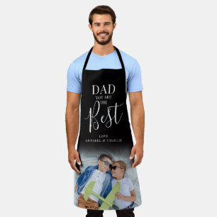 Cute 'DAD' you are the Best Photo All Over Print Apron