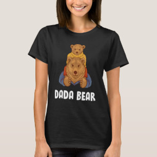 Cute Dada Bear Dad Kids Daughter Son Papa Bear T-Shirt