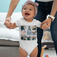 Cute 'Daddy & Me' Photo Collage 1st Father's Day B