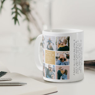 Cute 'Daddy & Me' Photo Collage 1st Father's Day Coffee Mug