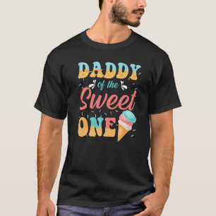 Cute Daddy Of The Sweet One Ice Cream 1st Birthday T-Shirt