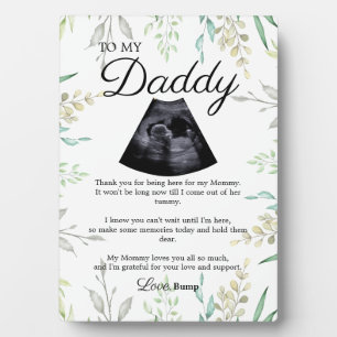 Cute Daddy to Be Poem from Bump Plaque