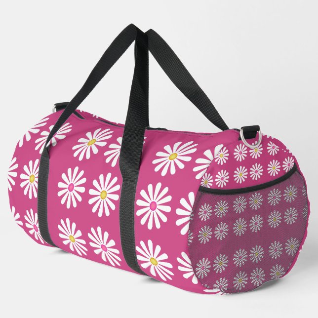 Cute daisies duffle bag (Right Corner)