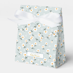 Cute Daisy Blue Wildflower Birthday / Baby Shower  Favour Box