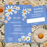 Cute Daisy Bouquet Handpainted Custom Baby Shower