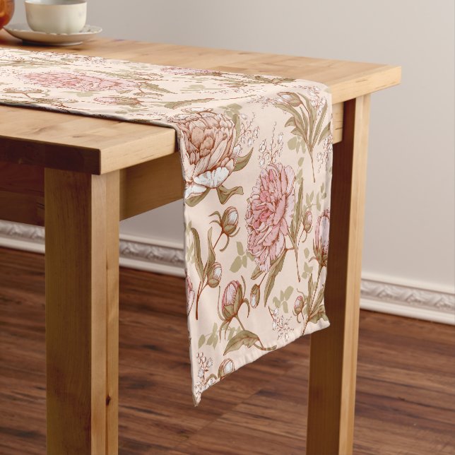 Cute Daisy floral Short Table Runner (In Situ)