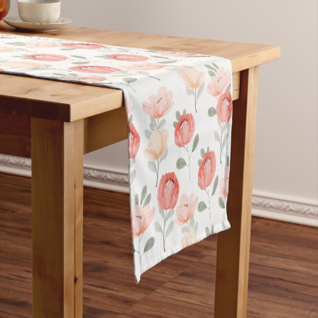 Cute Daisy floral Short Table Runner (In Situ)