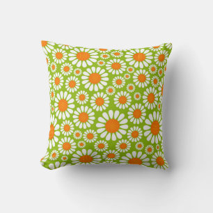 Cute Daisy Flower Floral Pattern Cushion