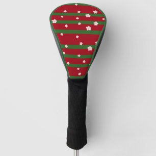 Cute Daisy Flower Merry Christmas Party Golf Head Cover