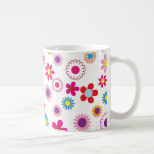 Cute Daisy Flower Pattern Coffee Mug