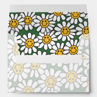Cute Daisy Flower Pattern Envelope