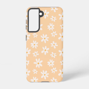Cute Daisy Flower Pattern Samsung Galaxy Case